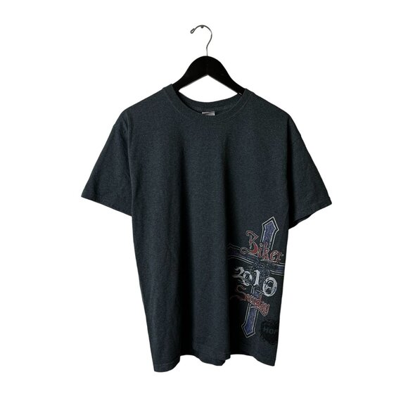 2010 Hope Biker Sunday T Shirt Medium M Gray Graphic Tee Vintage Y2K - Picture 2 of 16